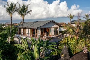 Stunning beachfront view of Masmara Resort Canggu, a top Bali Indonesia hotel and resort