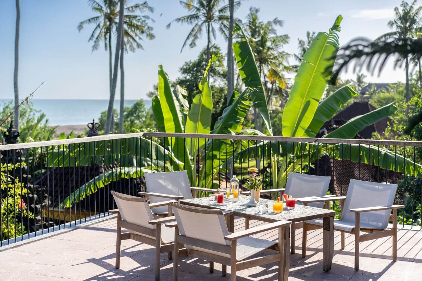 ocean-view resort pererenan bali with modern design and lush surroundings